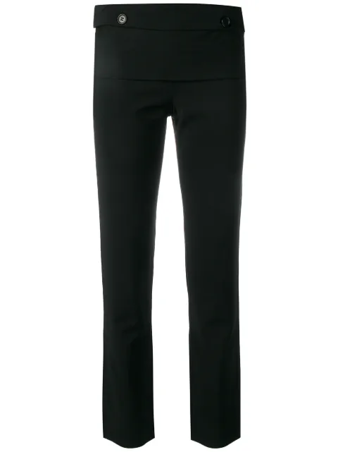 Helmut Lang Pre-Owned belted trousers