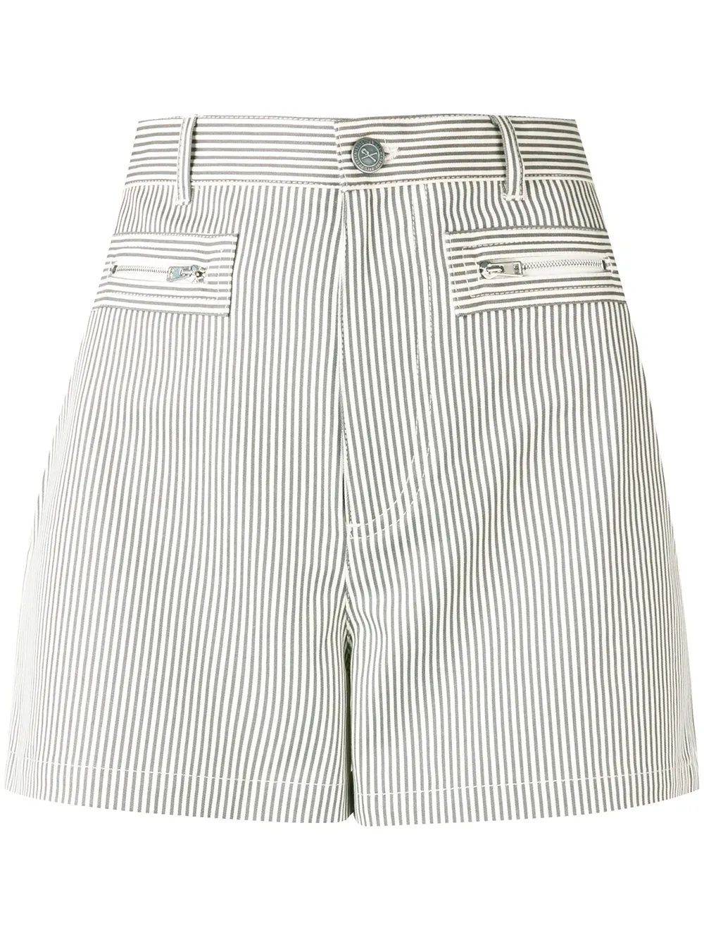 A.P.C. полосатые шорты