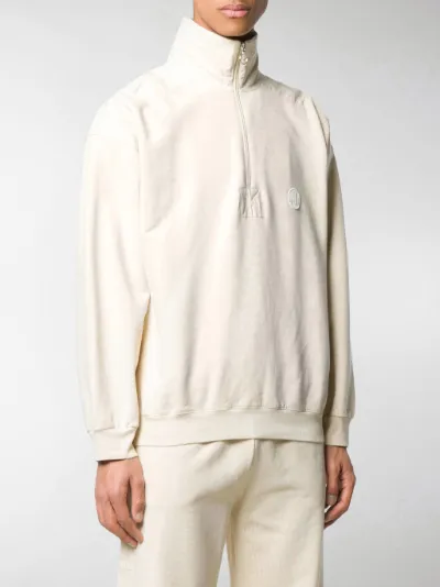 Jacquemus logo half-zip sweater 