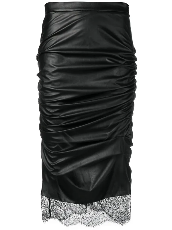 TOM FORD Ruched Pencil Skirt Black FARFETCH BH