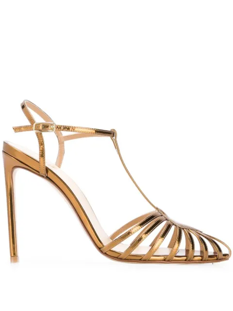 Francesco Russo pointed strappy pumps