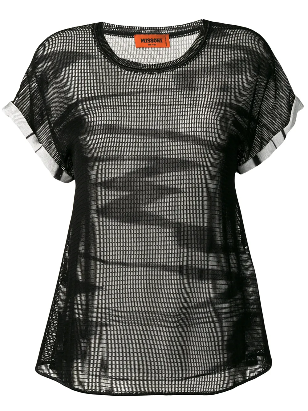 Missoni Tops MISSONI NETZOBERTEIL MIT RUNDEM AUSSCHNITT - SCHWARZ