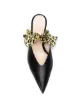 Gia Couture حذاء بكعب مزين بوشاح