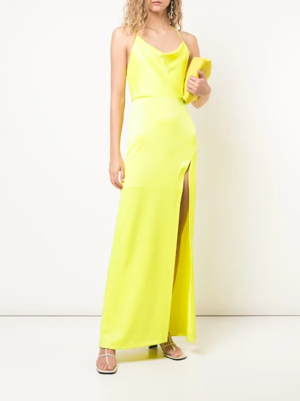 Alice Olivia Eliza Cowl Neck Dress Farfetch Alice Olivia Eliza Cowl Neck Dress