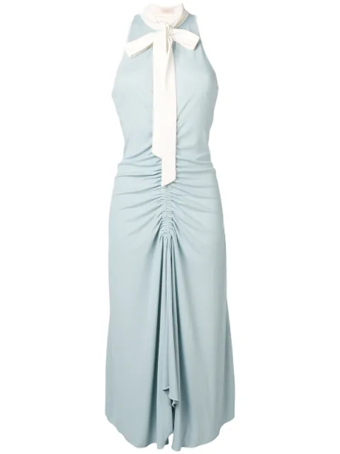 Ssheena ruched midi dress