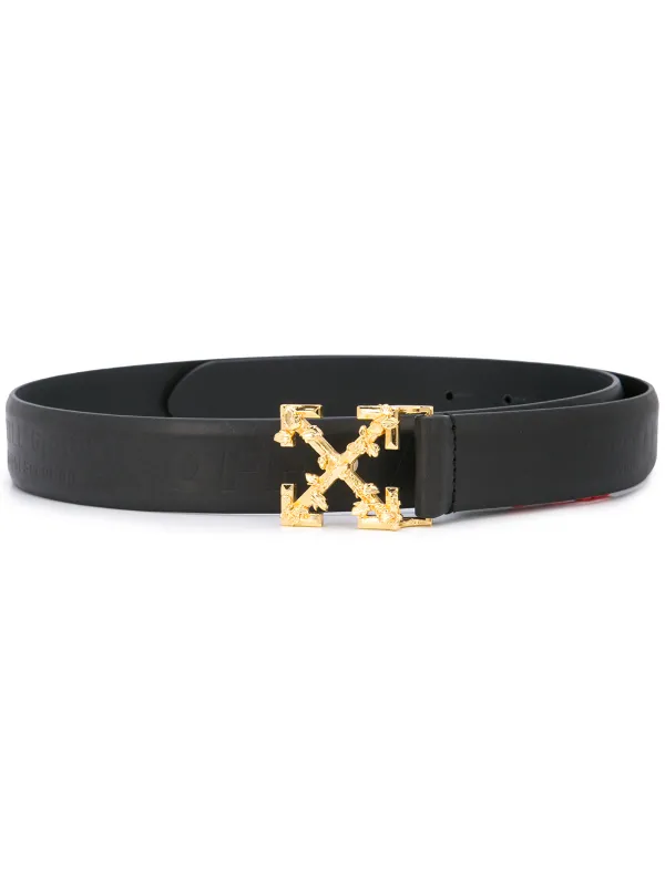 off white arrow buckle belt