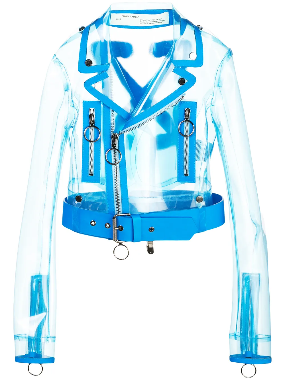 Off-White Giacca biker - Blu