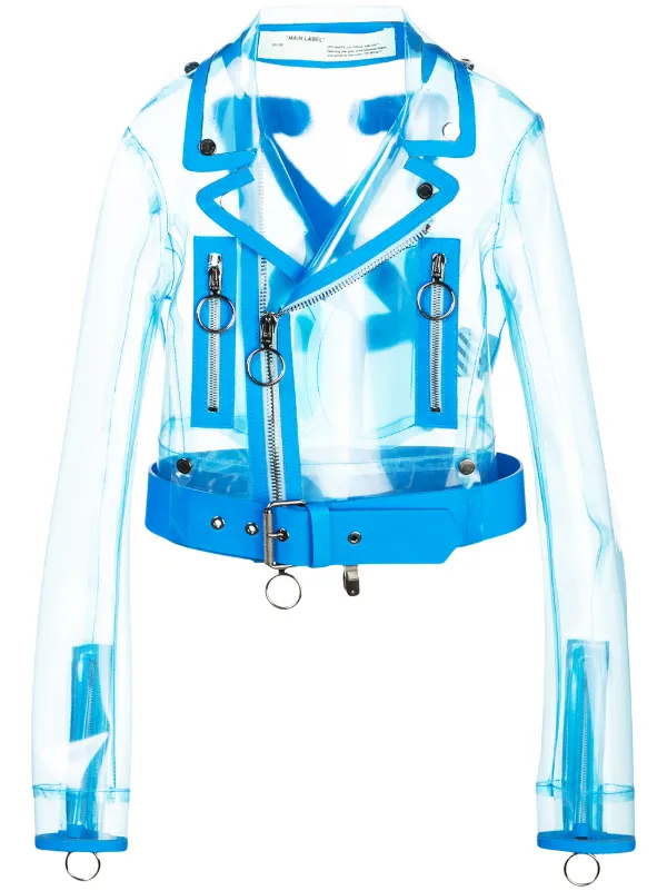 off white transparent jacket