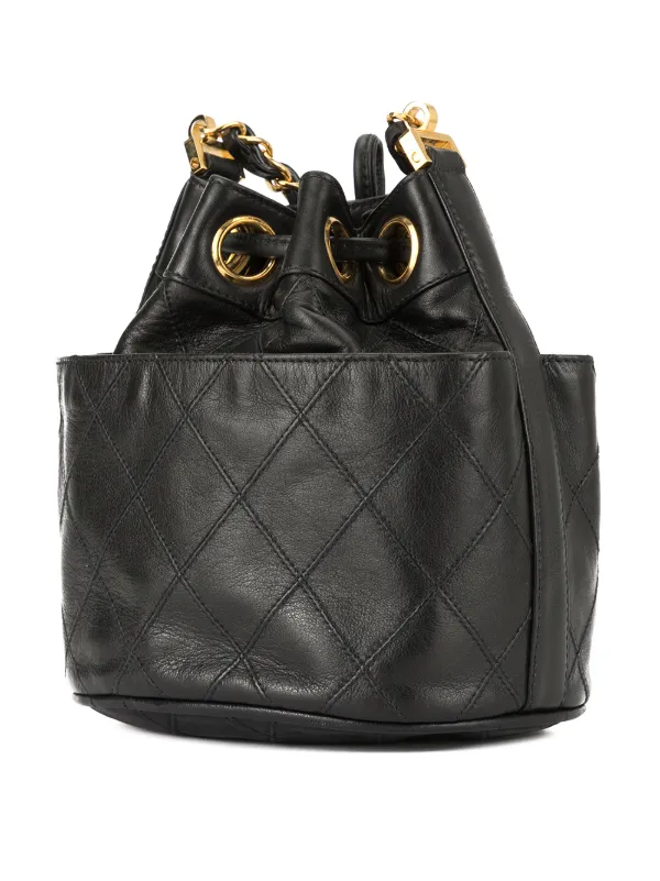 CHANEL Pre-Owned 1986-1988 Cosmos Line Drawstring Shoulder
