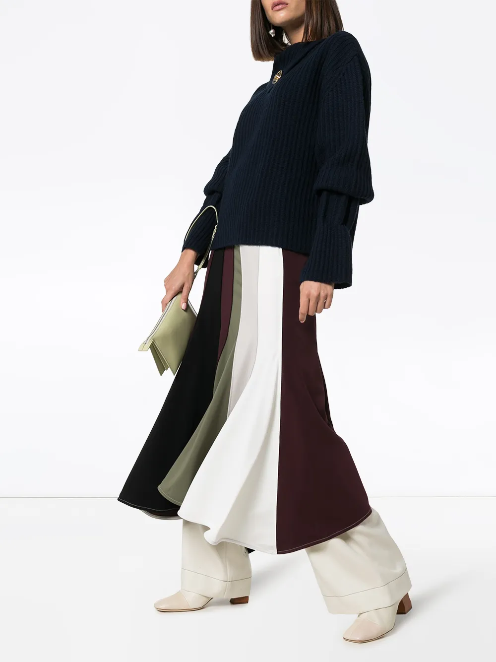  Jw Anderson Gerippter Pullover   Blau 
