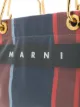 Marni striped Glossy Grip tote bag