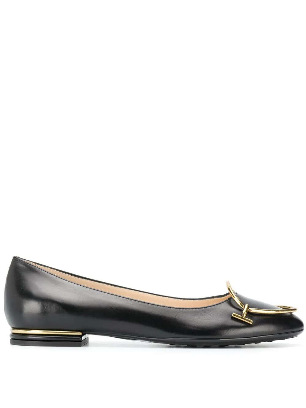 Tod's フラットパンプス - ブラック Tod's フラットパンプス - ブラック
