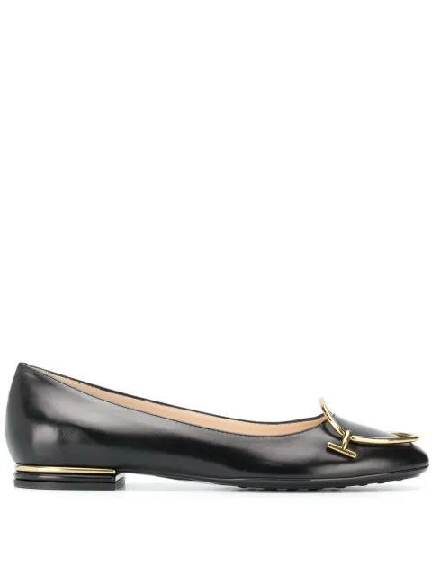 Tod's metal detailed ballerinas
