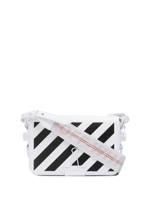 off white mini binder clip bag