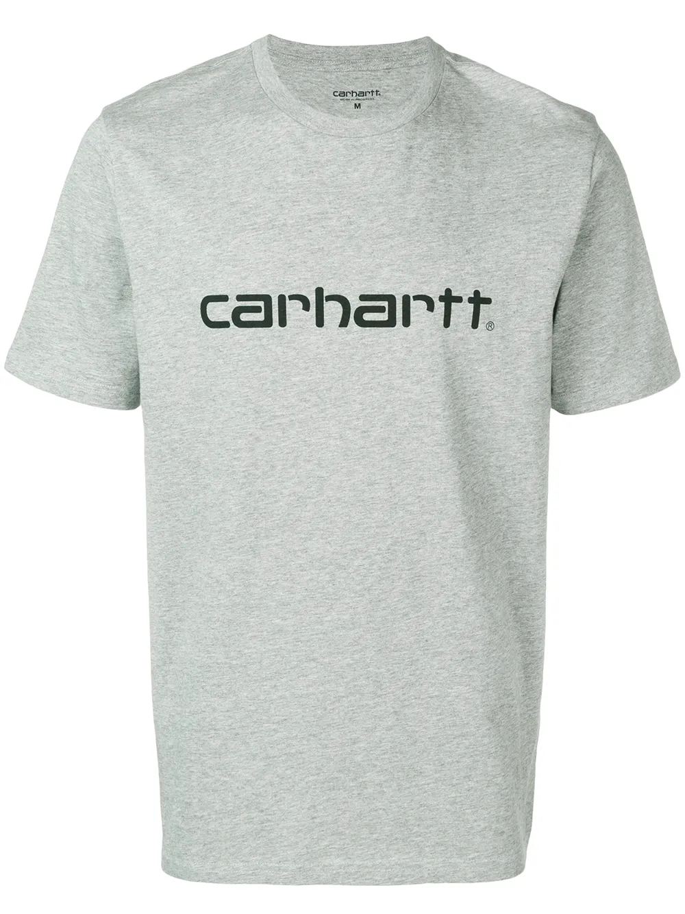 Carhartt T-shirts CARHARTT WIP LOGO PRINT T-SHIRT - GREY