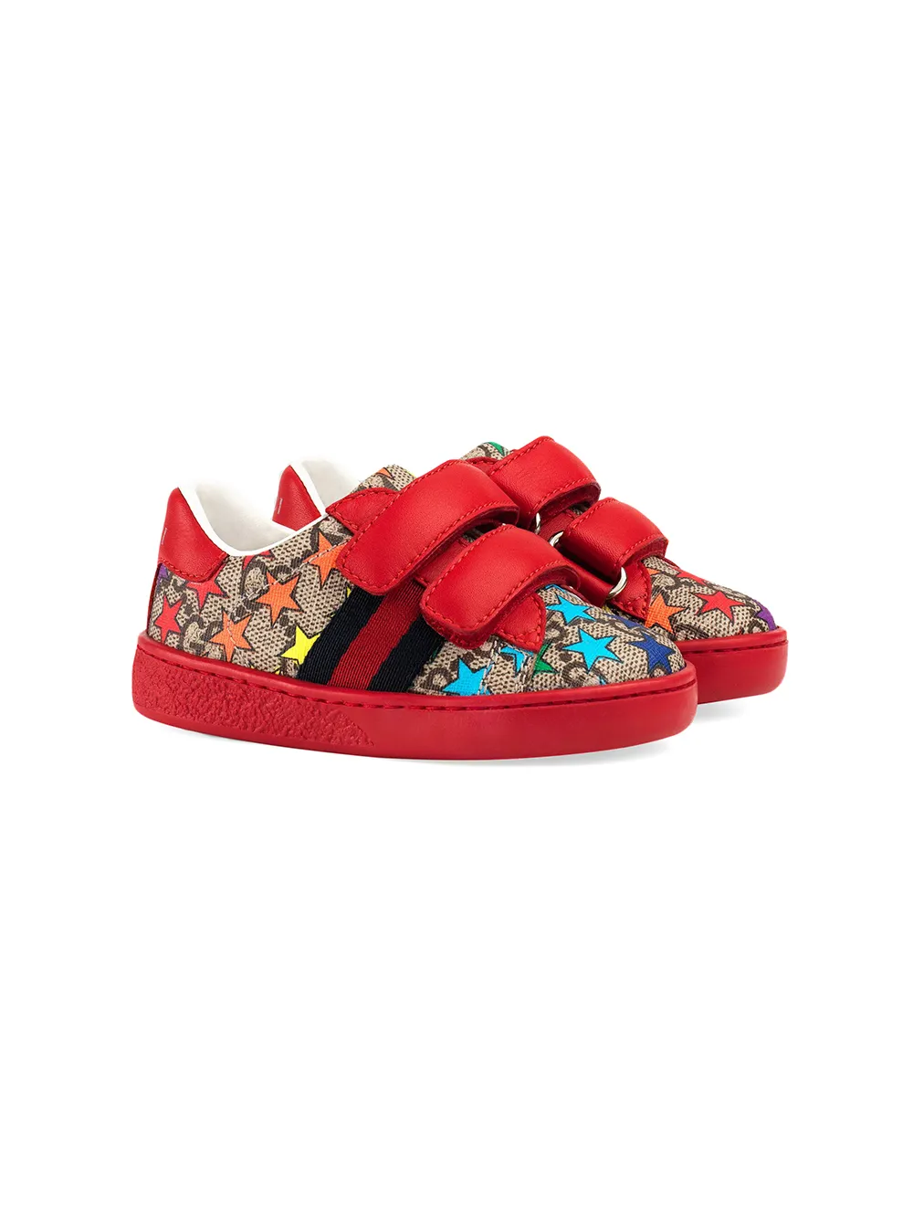 Gucci Kids Baby Ace GG Regenboog Sneakers - Farfetch
