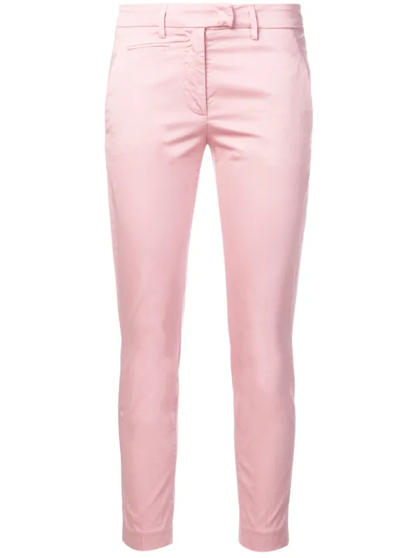 skinny pink trousers