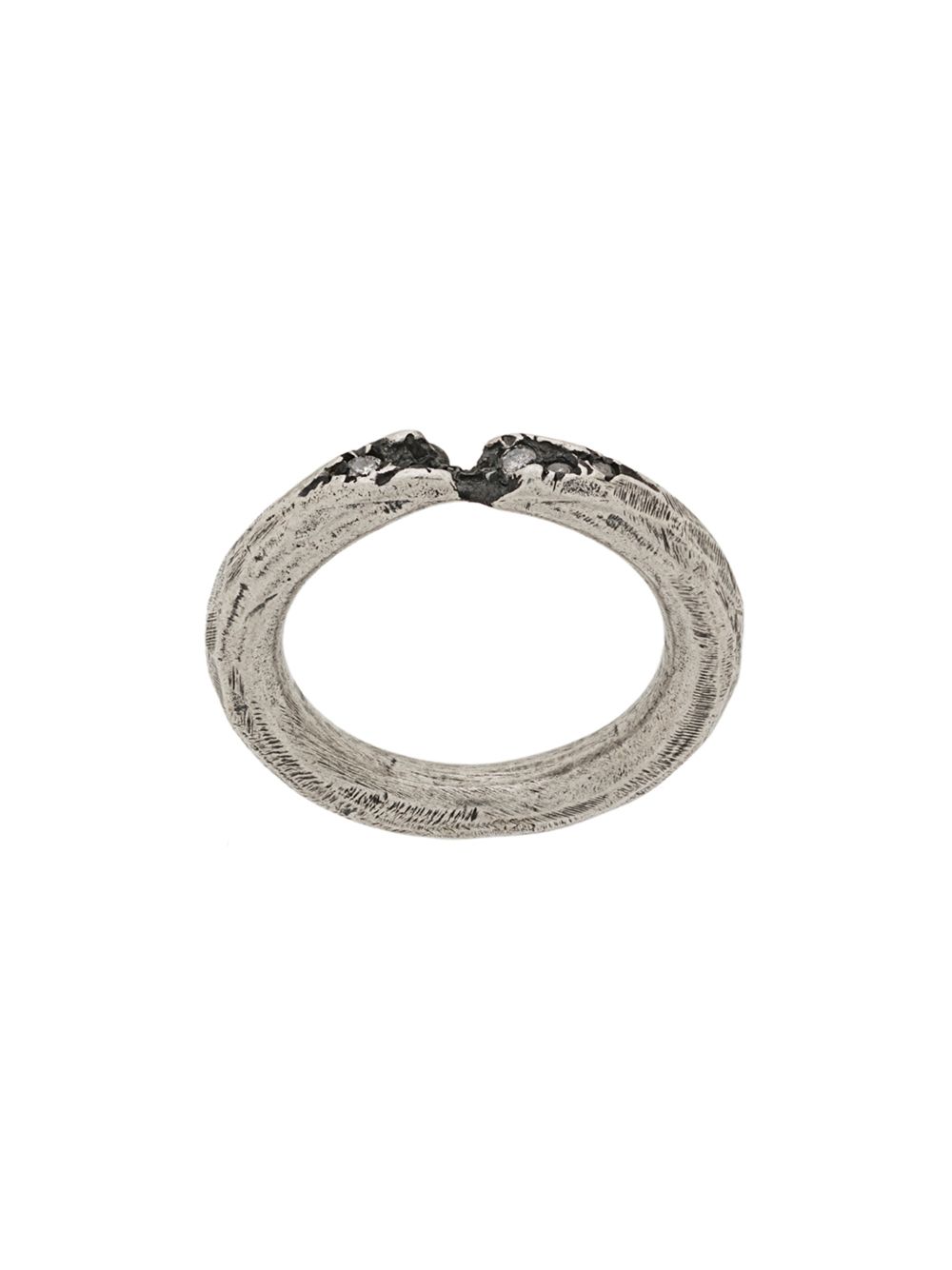 фото Tobias Wistisen distressed crystal ring