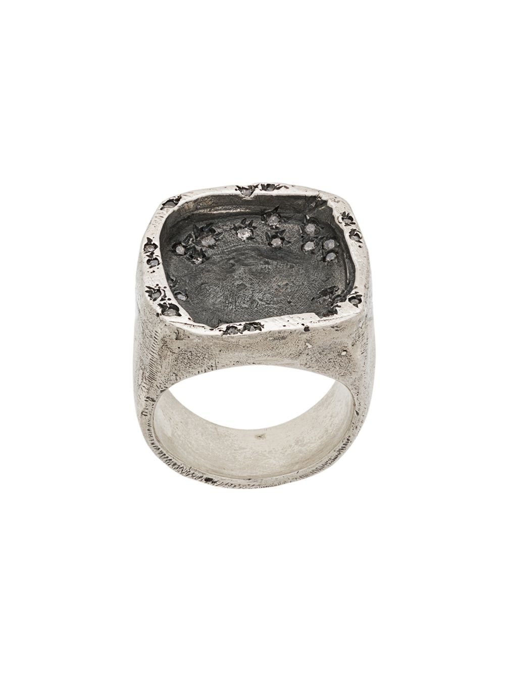 фото Tobias Wistisen exposed set crystal ring