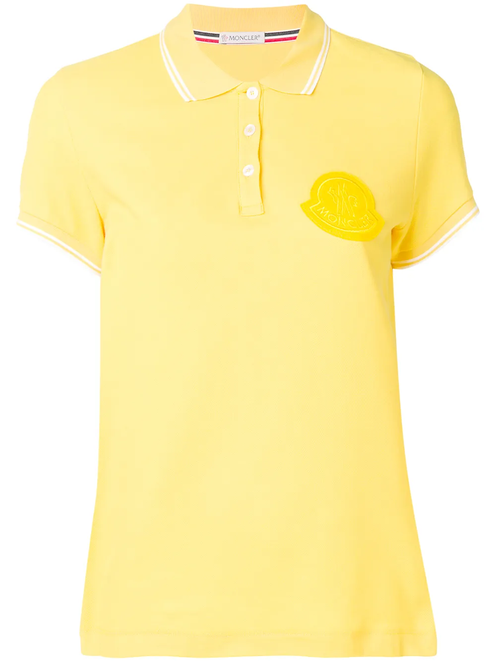 moncler polo yellow