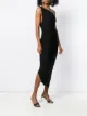 Norma Kamali fitted one-shoulder dress