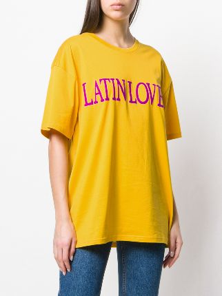 'latin lover' printed T-shirt展示图