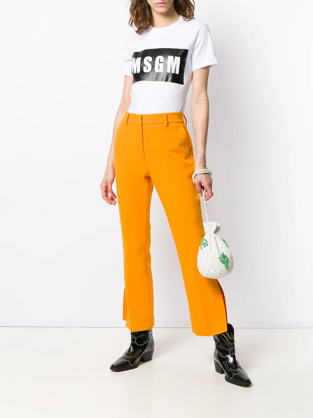 фото Msgm футболка с логотипом