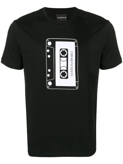 EMPORIO ARMANI HEADPHONES PRINT T