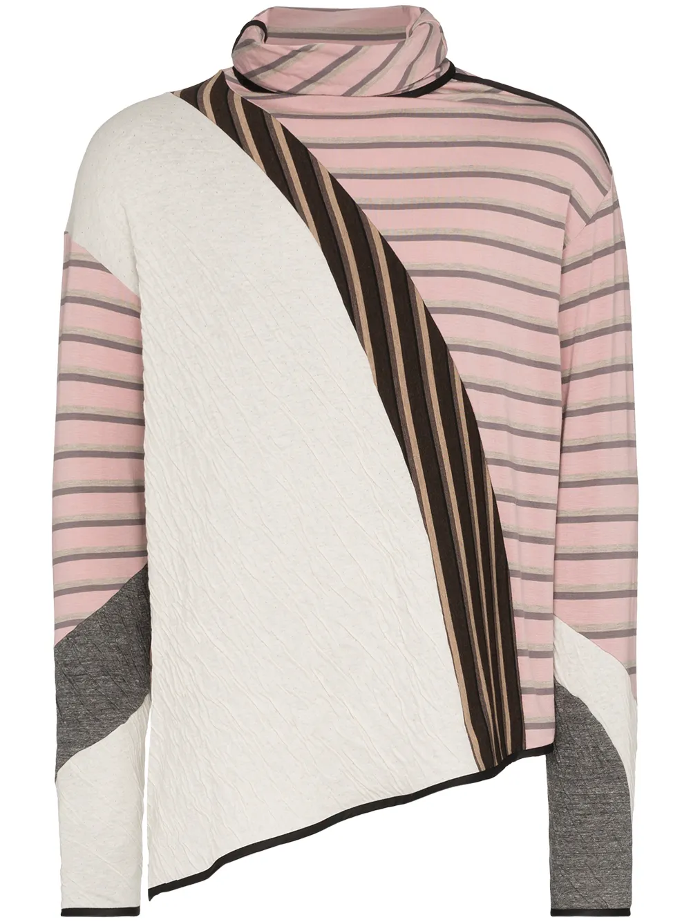 Kiko Kostadinov Rex Striped roll-neck Jumper - Farfetch