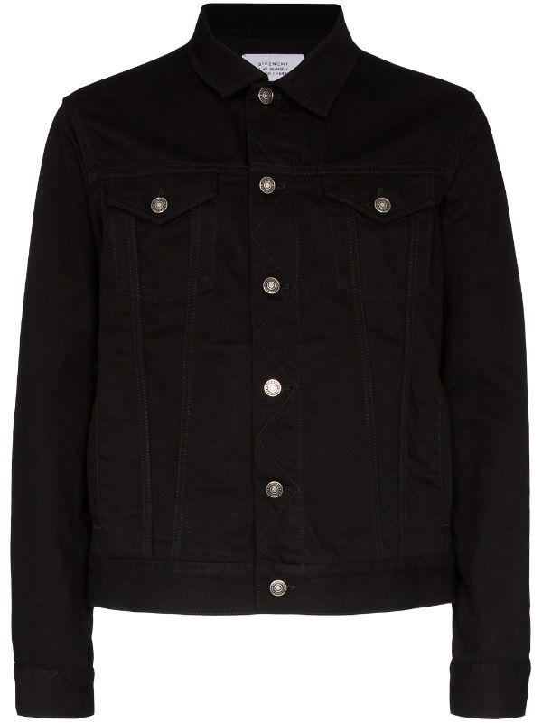 givenchy black denim jacket