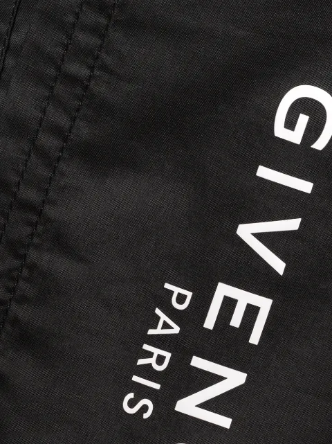 GIVENCHY LOGO PRINT SWIM SHORTS