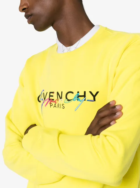 Givenchy Signature Logo-Embroidered Sweatshirt Ss20 | Farfetch.com