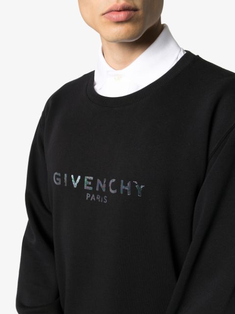 Givenchy metallic-logo Sweatshirt - Farfetch