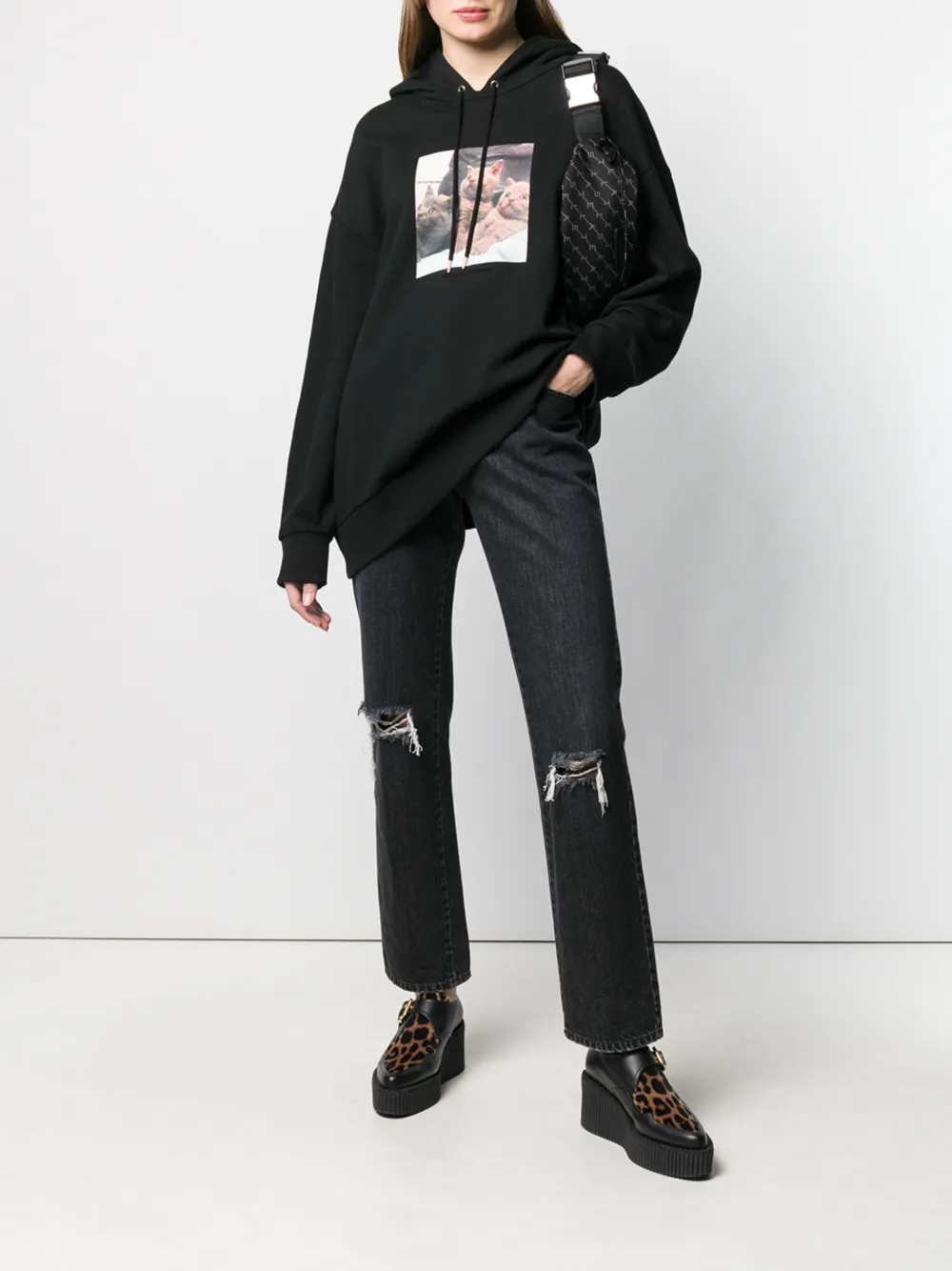  Stella Mccartney Jeans Im Distressed Look   Schwarz 