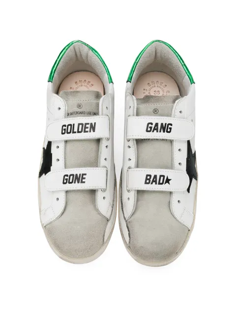 golden goose strap sneakers