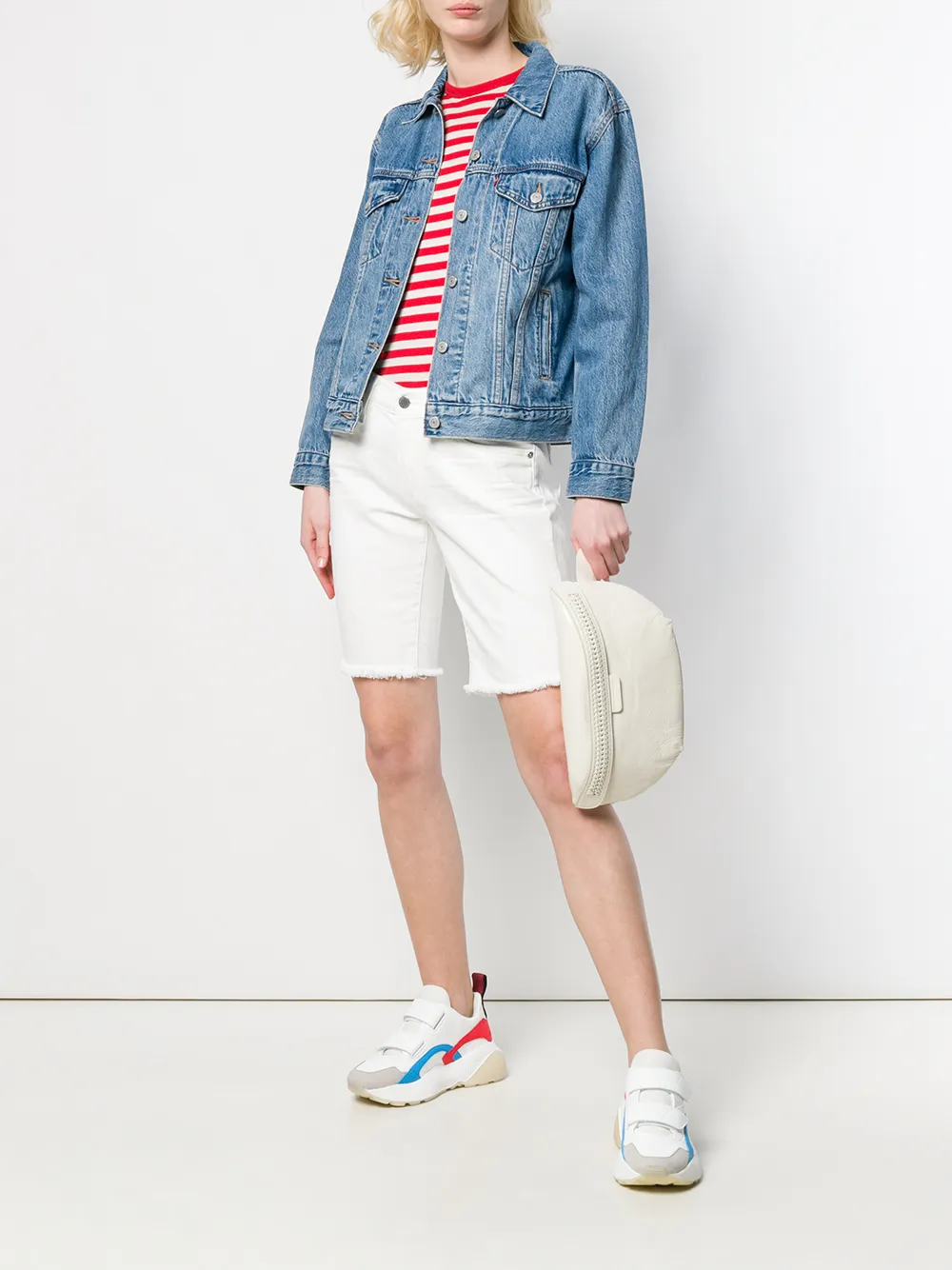 Levi's Ex Boyfriend trucker jacka Farfetch Levi's Ex Boyfriend trucker jacka Farfetch