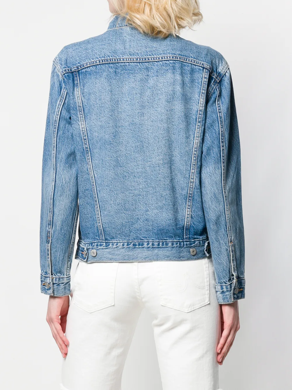 Levi's Ex Boyfriend trucker jacka Farfetch Levi's Ex Boyfriend trucker jacka Farfetch
