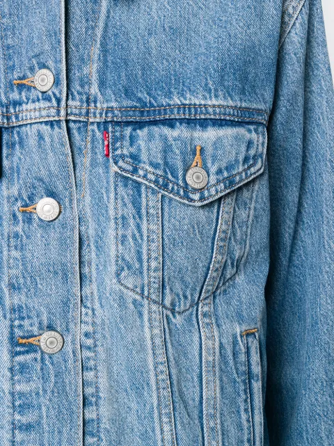 Levi's Ex Boyfriend trucker jacka Farfetch Levi's Ex Boyfriend trucker jacka Farfetch