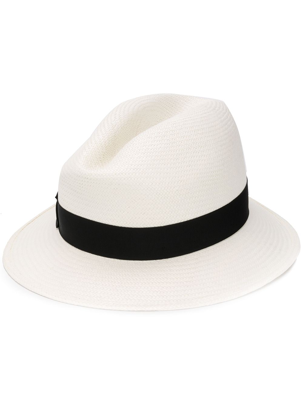 фото Borsalino соломенная шляпа с узкими полями