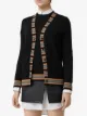 Burberry كارديغان بخطوط بربري