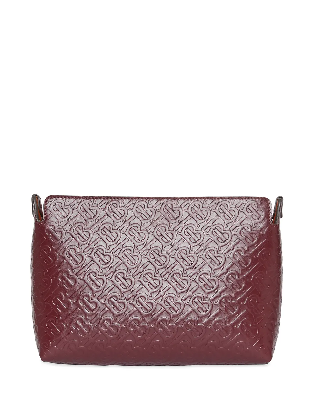 Burberry Clutch BURBERRY MEDIUM MONOGRAM LEATHER CLUTCH - RED