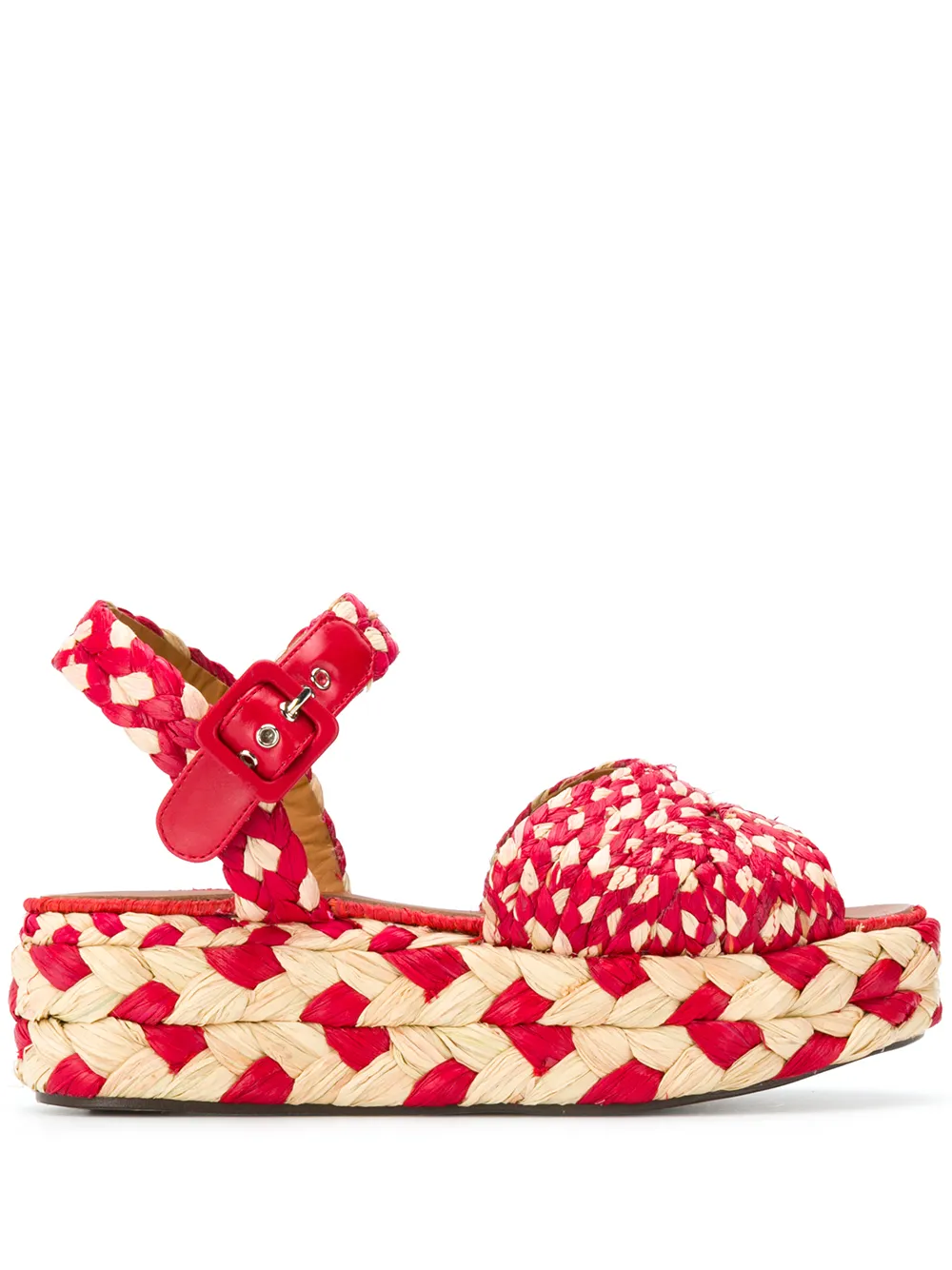 Clergerie Platforms CLERGERIE ARTEMIS PLATFORM SANDALS - NEUTRALS