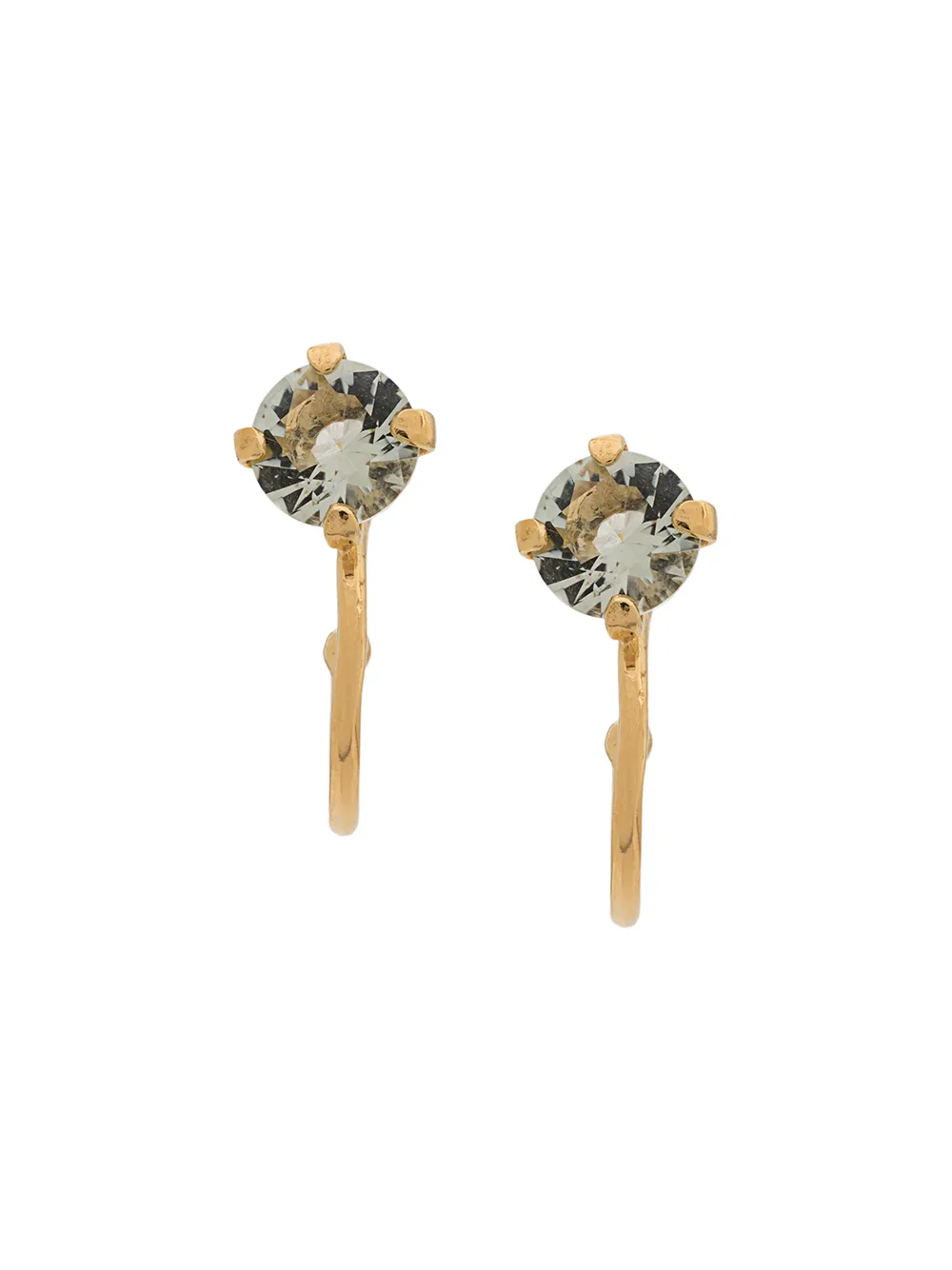 Wouters & Hendrix green crystal earrings Wouters & Hendrix green crystal earrings