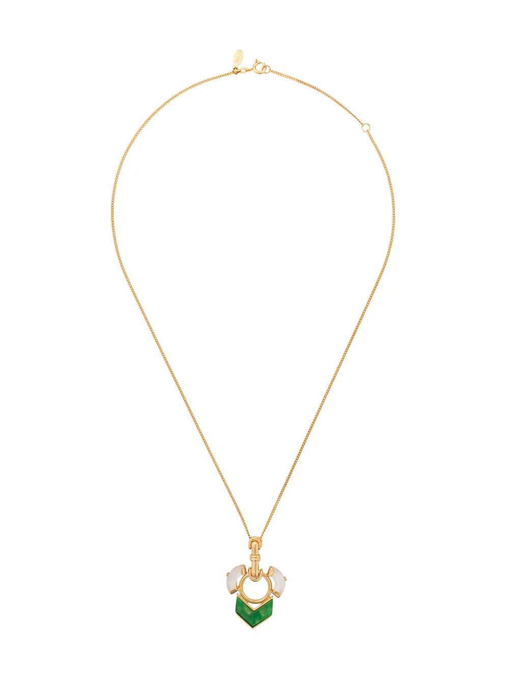 Wouters & Hendrix Halskette mit Quarzit und Perlmutt | Gold | Image 1