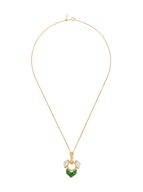 Wouters & Hendrix quartzite and mother-of-pearl necklace