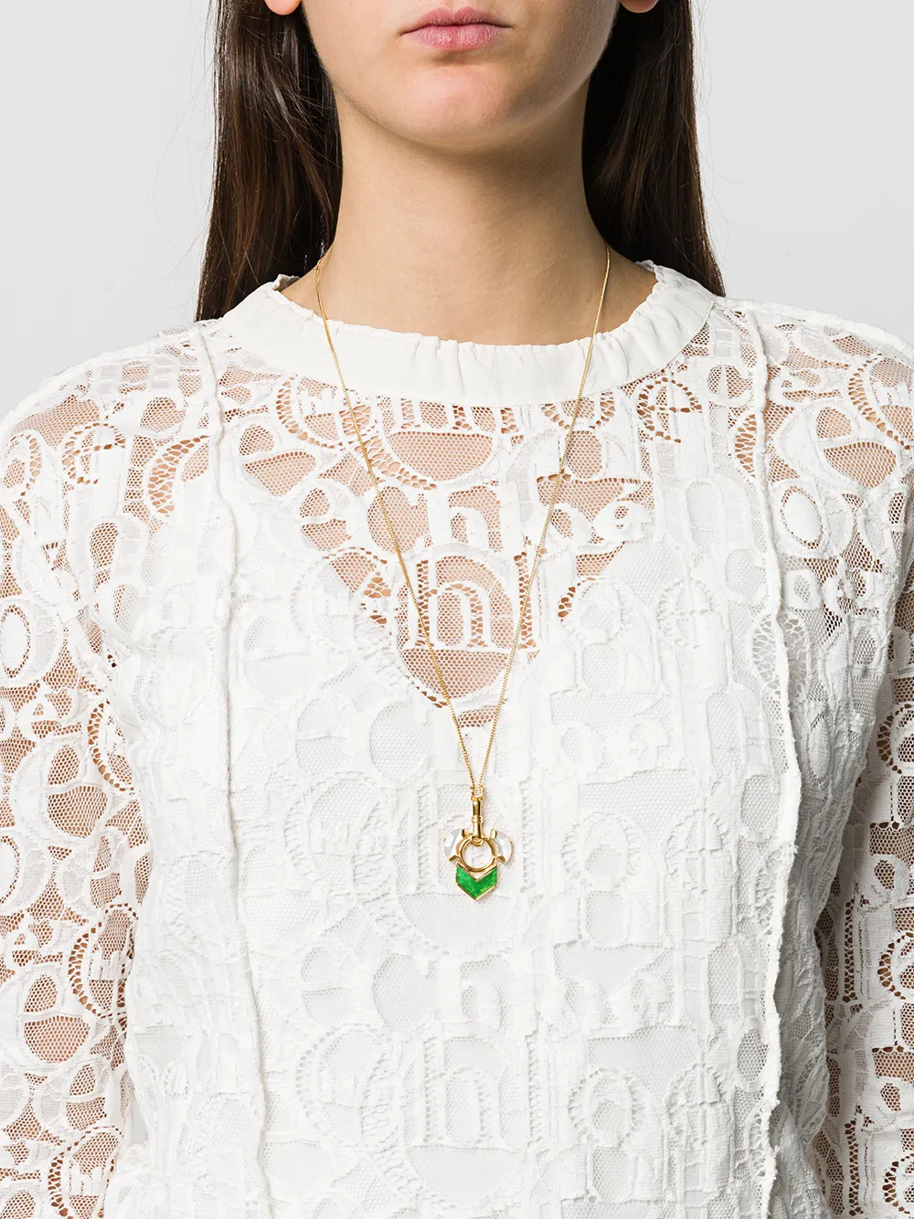 Wouters & Hendrix Ketting met parelmoer - Goud