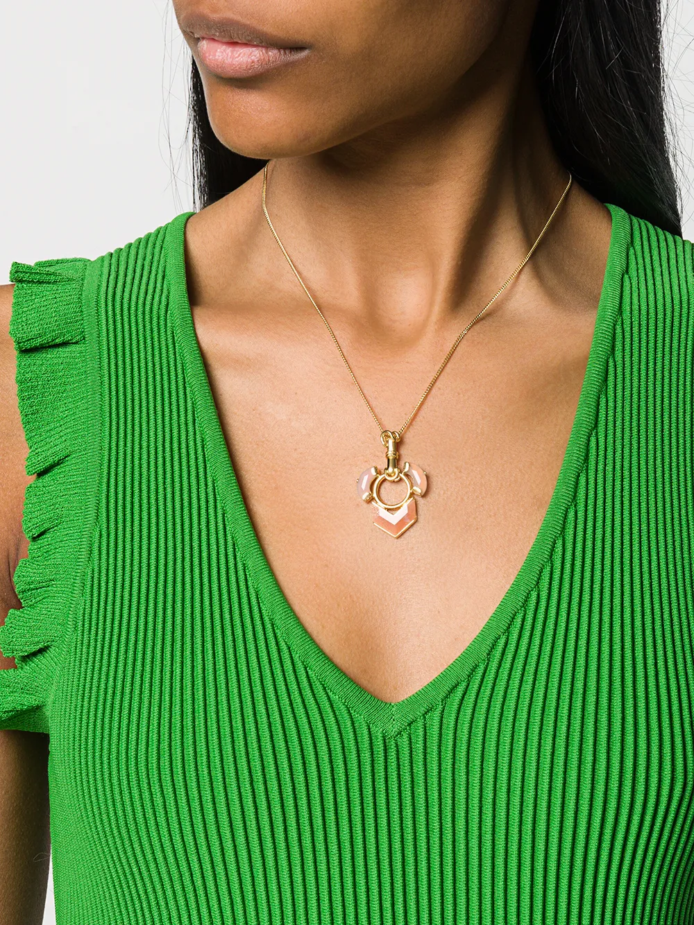 Image 2 of Wouters & Hendrix sunstone and grey agate necklace