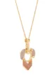 Wouters & Hendrix sunstone and grey agate necklace