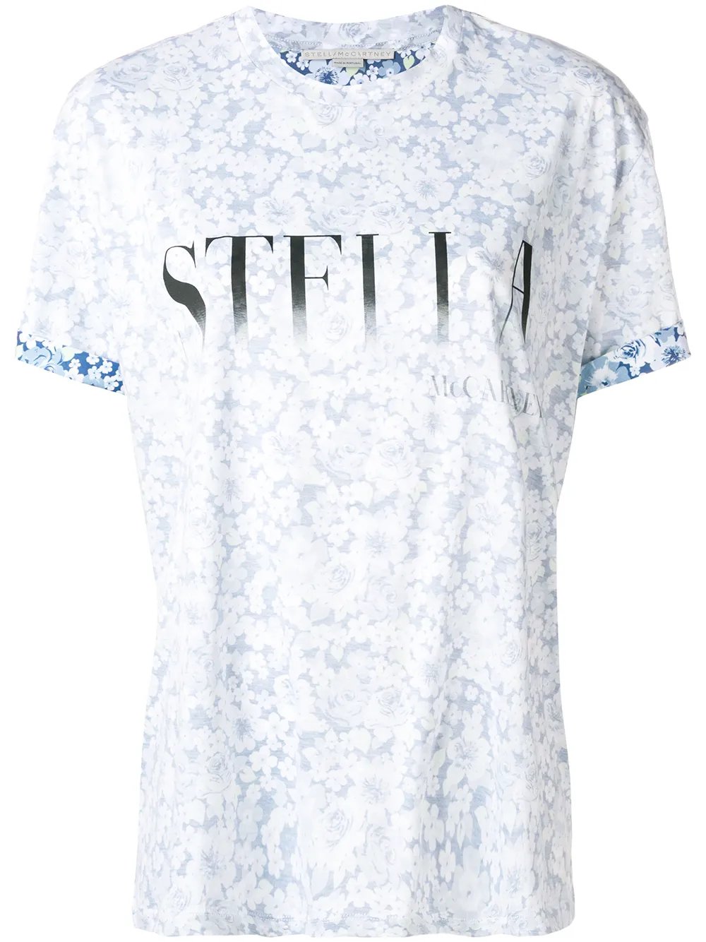 Image 1 of Stella McCartney logo floral T-shirt