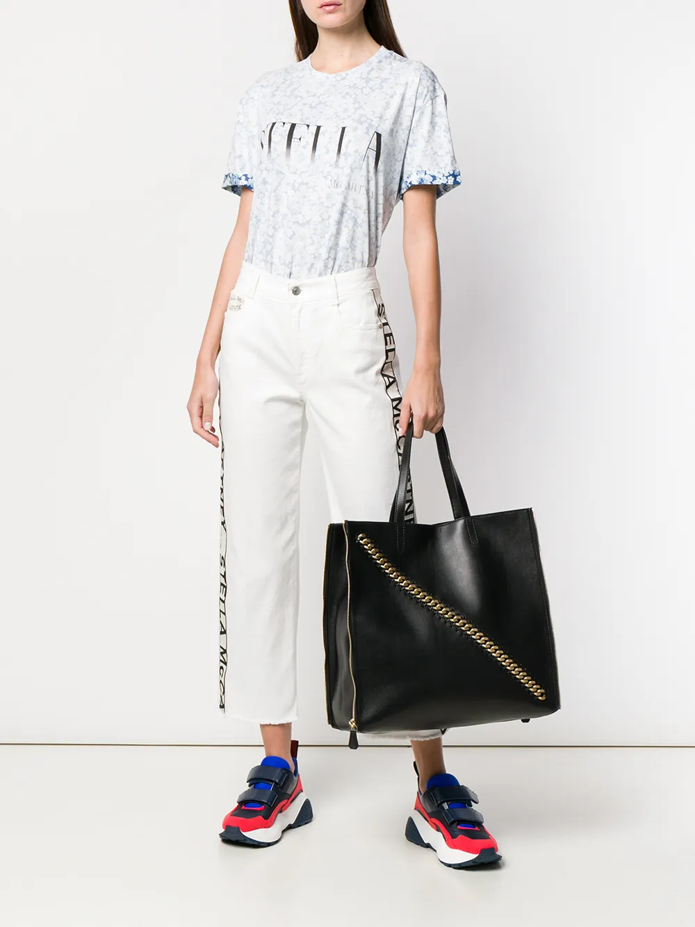 Image 2 of Stella McCartney logo floral T-shirt